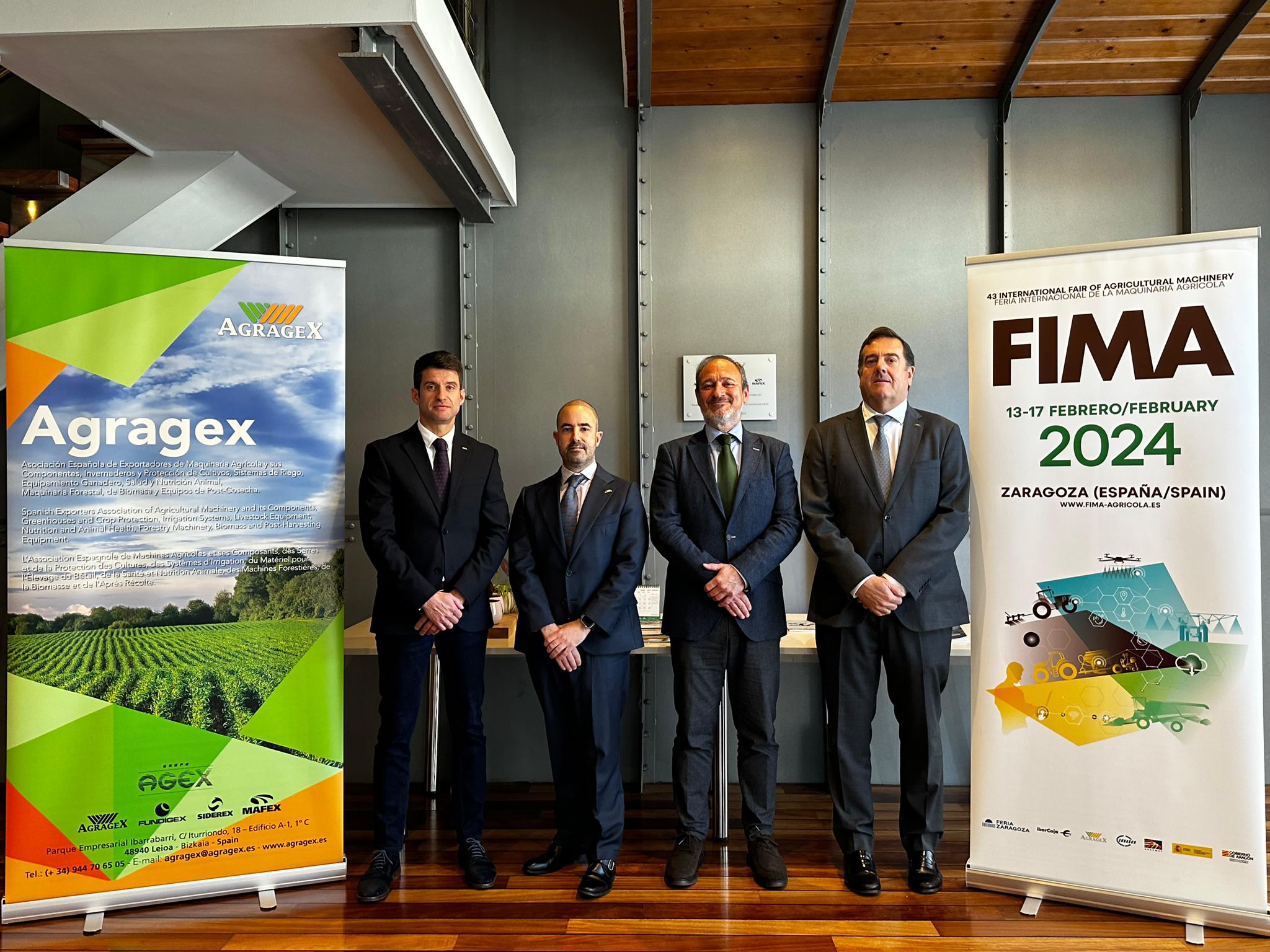 AGRAGEX y FIMA muestran su compromiso con el sector agrícola en FIMA 2024